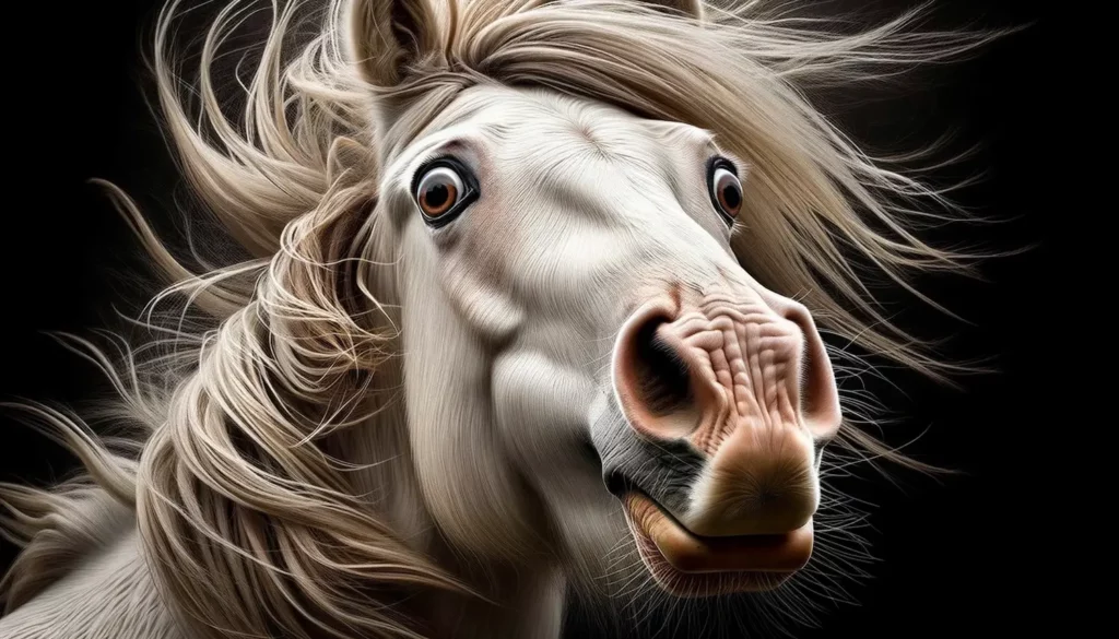 Erkennen von Anzeichen, die einem nervösen Pferd zugeschrieben werden könnten: