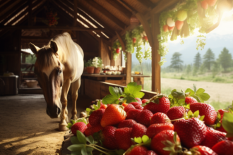 Dürfen Pferde Erdbeeren essen? Entdecke, ob und wie viele Erdbeeren Pferde genießen dürfen und welche Vorteile bzw. möglichen Risiken damit verbunden sind