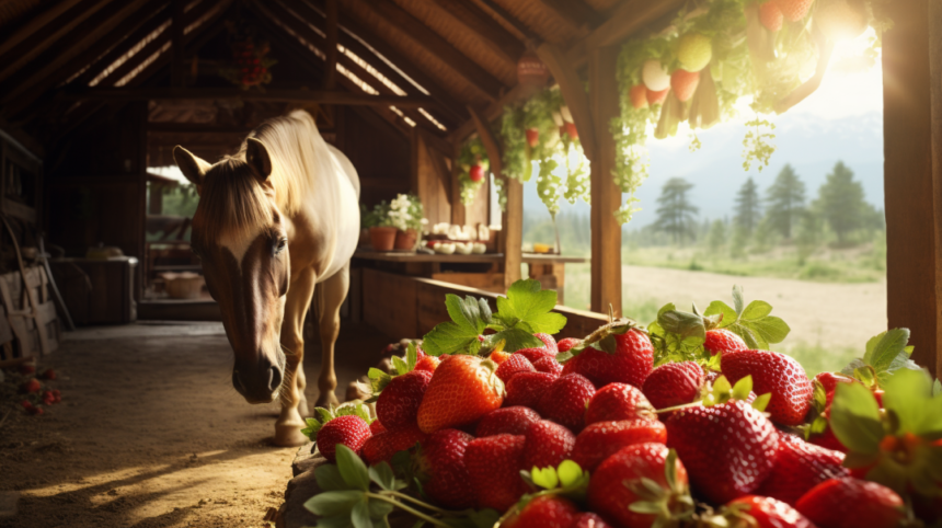 Dürfen Pferde Erdbeeren essen? Entdecke, ob und wie viele Erdbeeren Pferde genießen dürfen und welche Vorteile bzw. möglichen Risiken damit verbunden sind