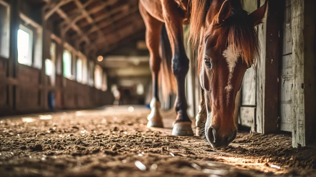 Gesunder Pferdehuf mit Artimud-Schutz